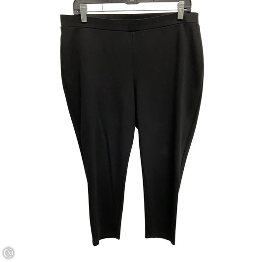 Pants Leggings By Chicos In Black, Size: 12