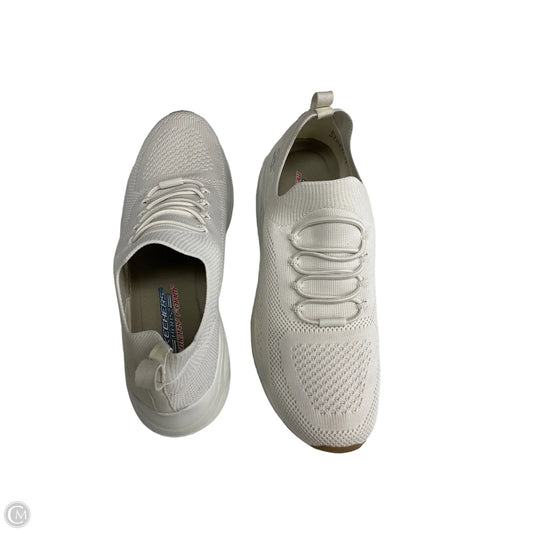 Shoes Athletic By Skechers In White, Size: 10
