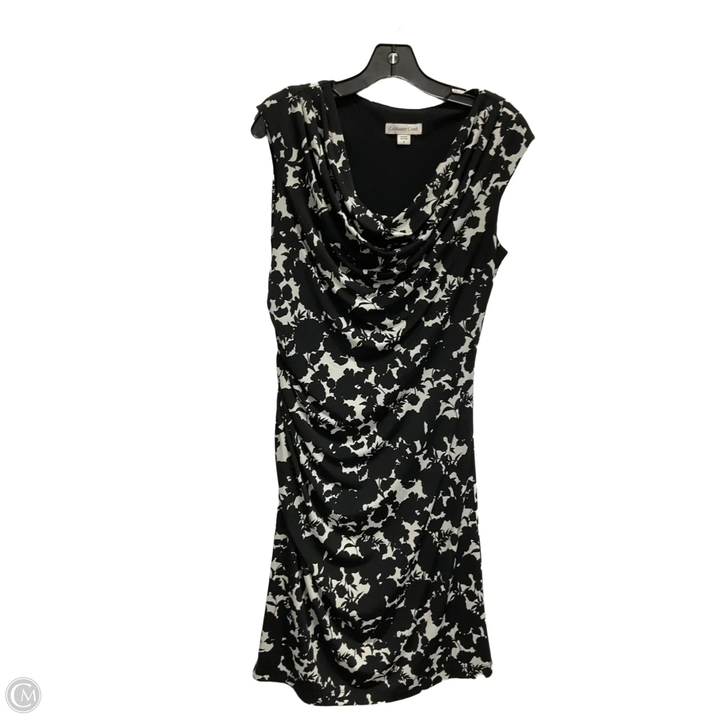 Dress Casual Midi By Coldwater Creek In Black & White, Size: M
