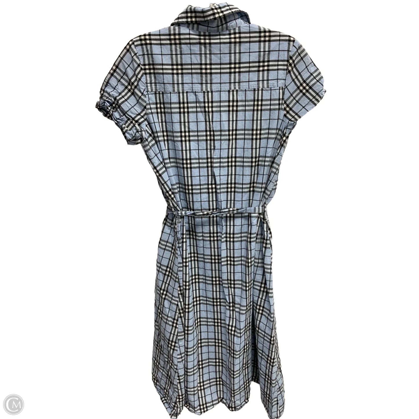 Dress Casual Midi By Clothes Mentor In Plaid Pattern, Size: M