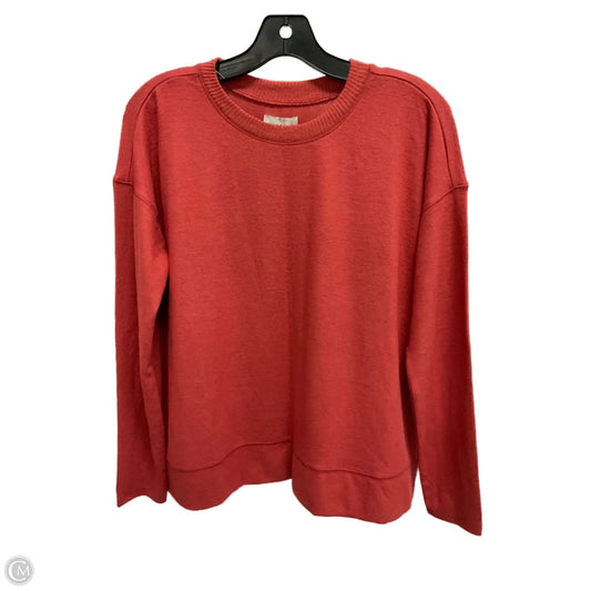 Top Long Sleeve By Lucky Brand In Red, Size: S