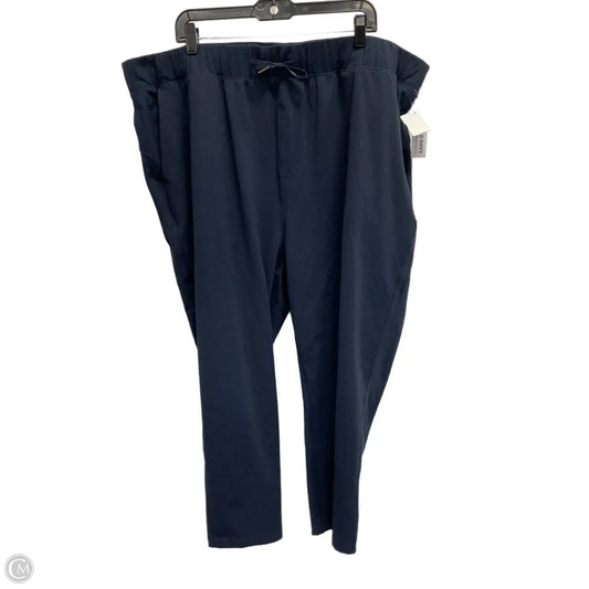 Athletic Pants By Old Navy In Navy, Size: 3x