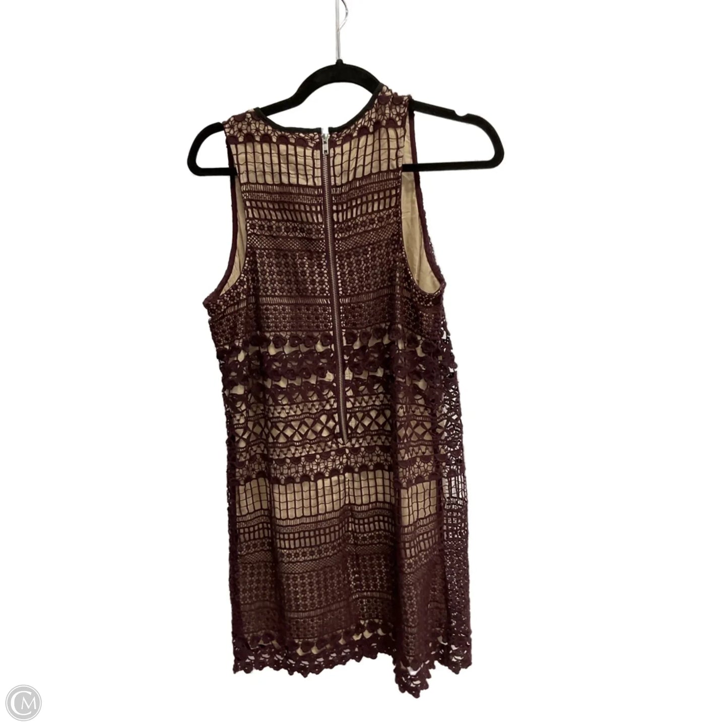 Dress Casual Short By Chelsea 28 In Maroon, Size: M