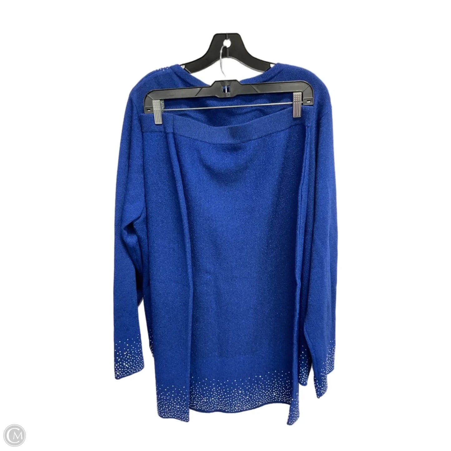 Skirt Set 2pc By Clothes Mentor In Blue, Size: 2x