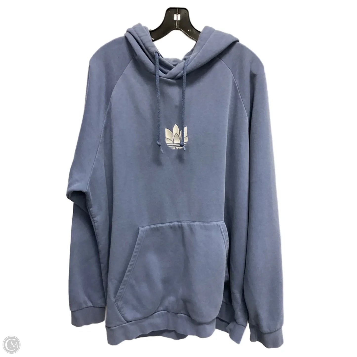 Sweatshirt Hoodie By Adidas In Blue, Size: Xl