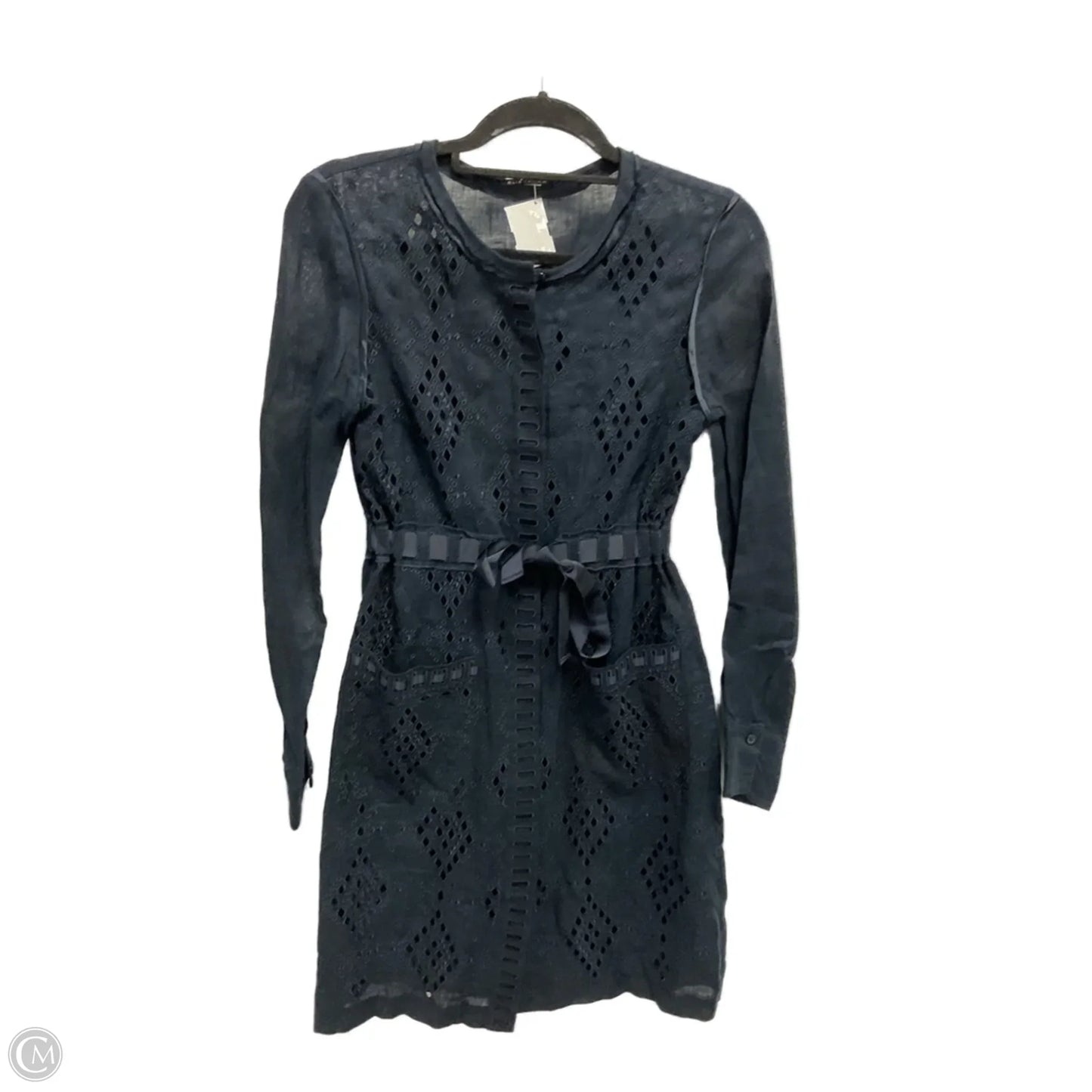 Dress Party Midi By Elie Tahari In Navy, Size: Xs