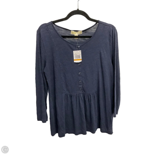 Top 3/4 Sleeve By Michael By Michael Kors In Maroon, Size: M