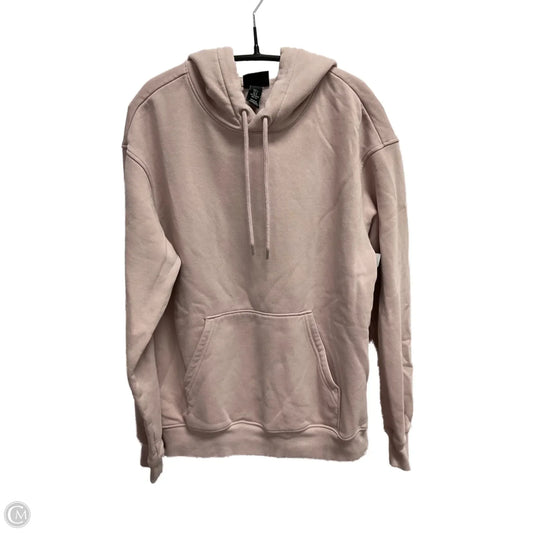 Sweatshirt Hoodie By H&m In Purple, Size: S