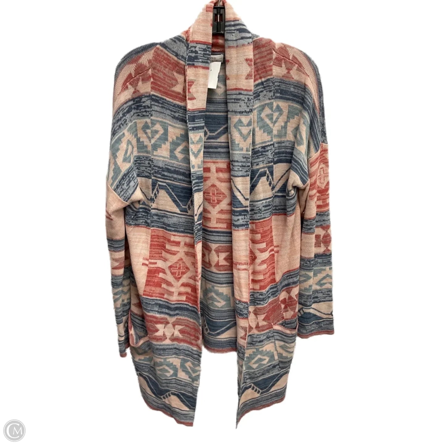 Sweater Cardigan By Sun & Shadow In Multi-colored, Size: L