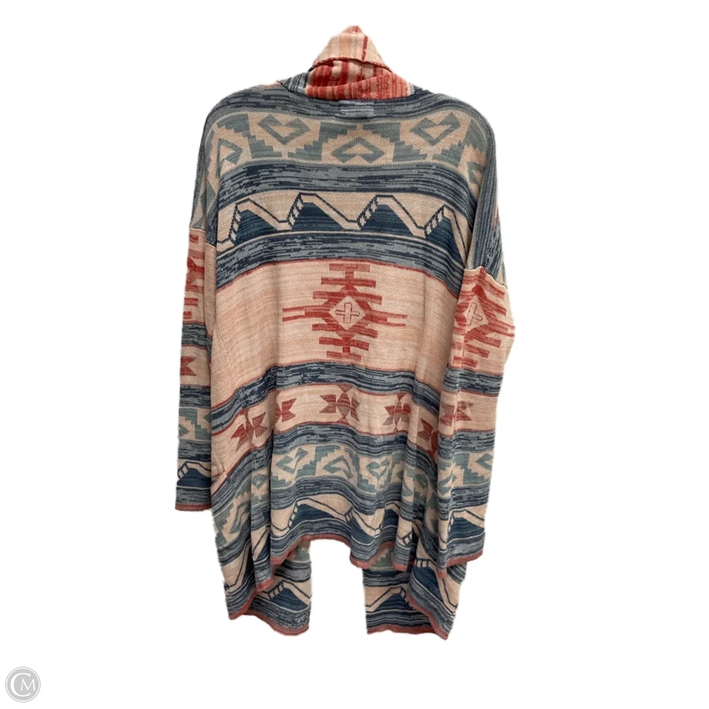 Sweater Cardigan By Sun & Shadow In Multi-colored, Size: L