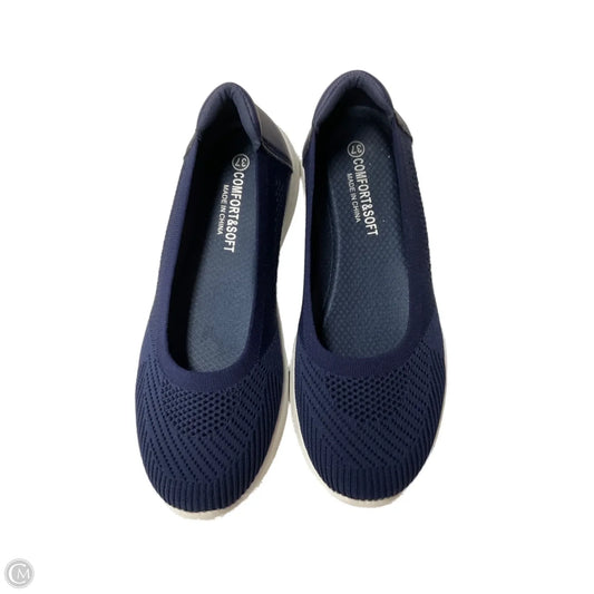 Shoes Flats By Clothes Mentor In Navy, Size: 6