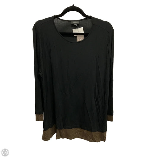Top Long Sleeve By J. Jill In Black, Size: Xl