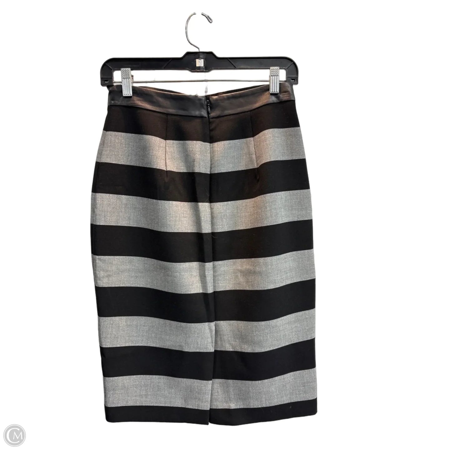 Skirt Midi By Banana Republic In Striped Pattern, Size: 4p