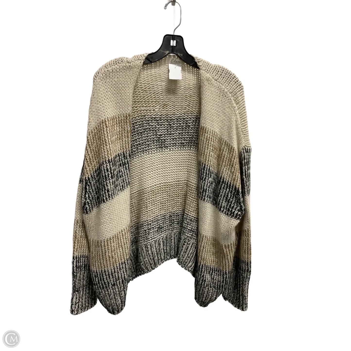 Sweater Cardigan By Elan In Multi-colored, Size: M