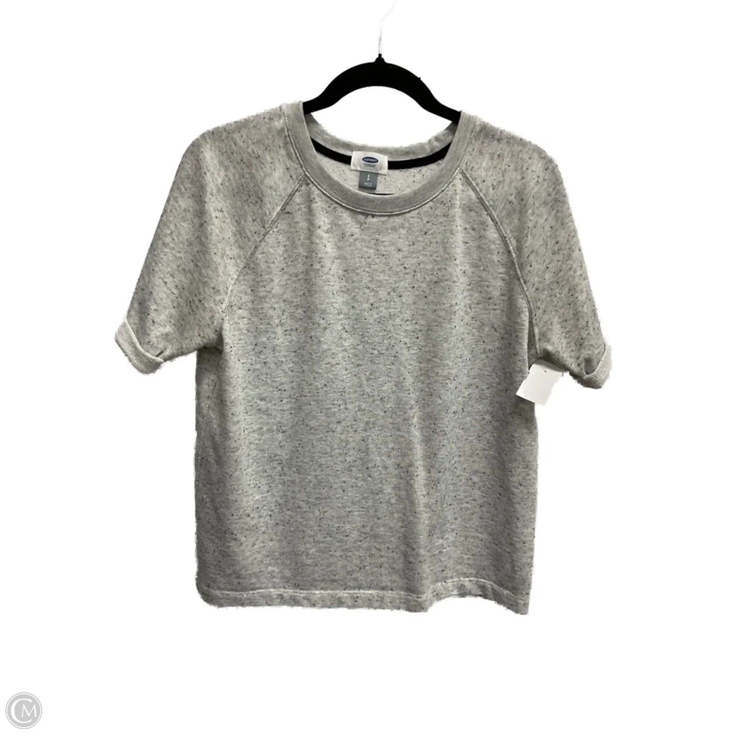 Top Short Sleeve By Old Navy In Grey