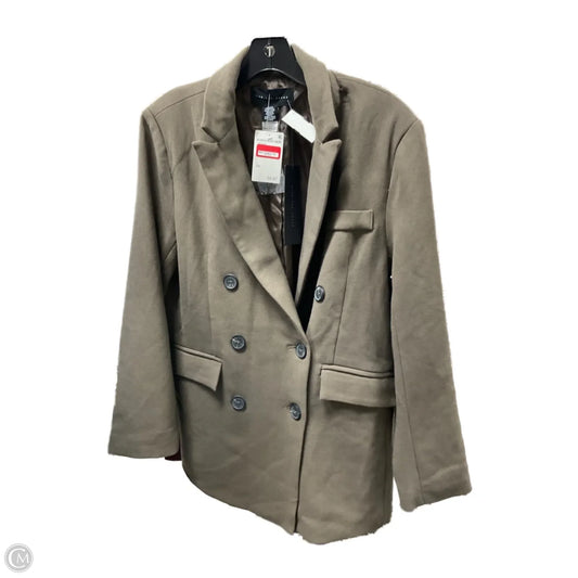 Blazer By Clothes Mentor In Brown, Size: L