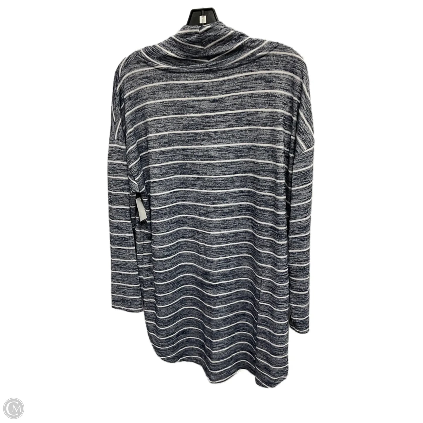 Top Long Sleeve By Banana Republic In Striped Pattern, Size: L