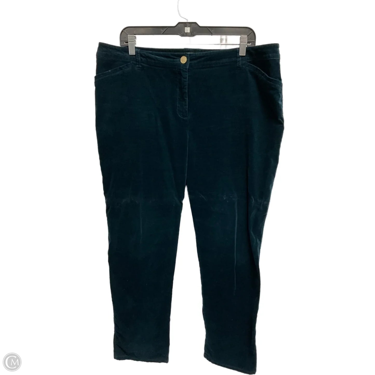 Pants Corduroy By Chicos In Teal, Size: 16