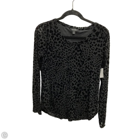 Top Long Sleeve By Simply Vera In Black, Size: S