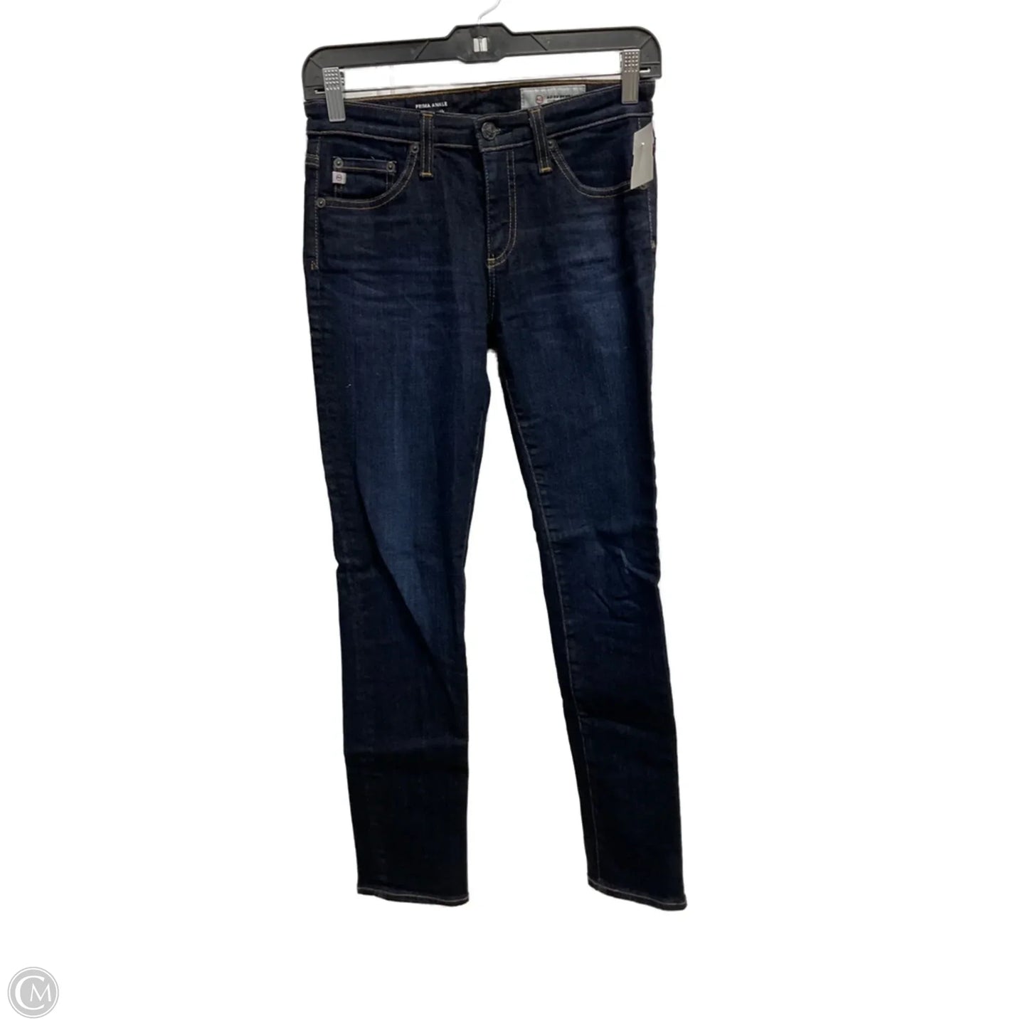Jeans Skinny By Adriano Goldschmied In Blue Denim, Size: 2