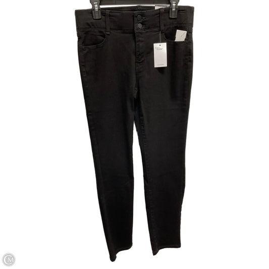 Jeans Skinny By Nine West In Black Denim, Size: 8