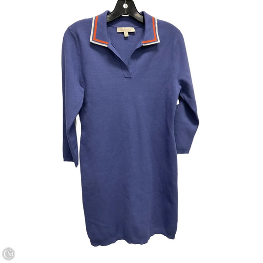 Dress Sweater By Etcetra In Blue, Size: M