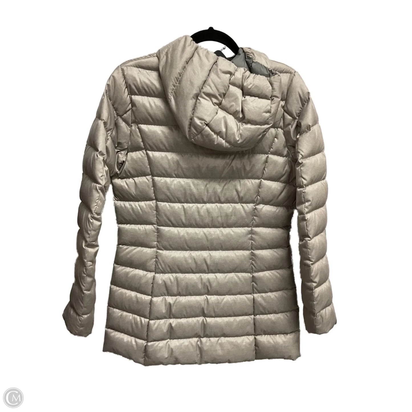 Coat Puffer & Quilted By Eddie Bauer In Silver, Size: S