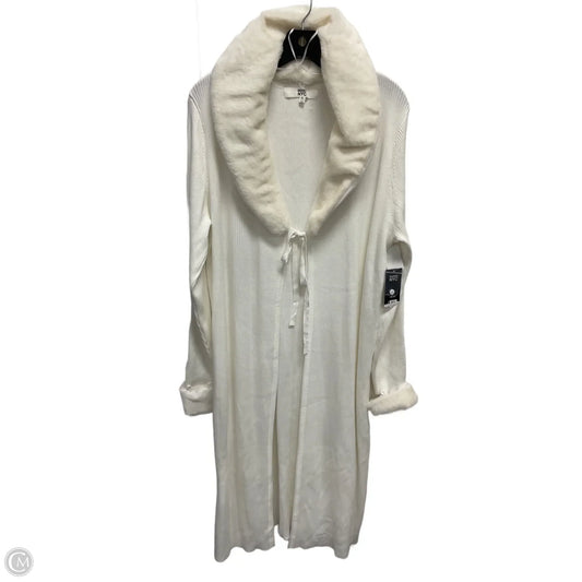 Cardigan By Madden Nyc In White, Size: Xl