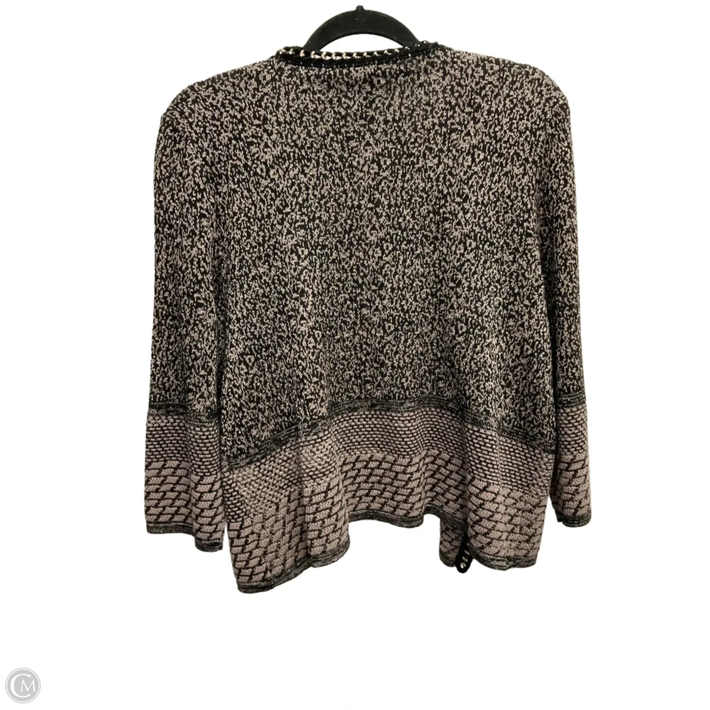 Sweater Cardigan By Chicos In Multi-colored, Size: L