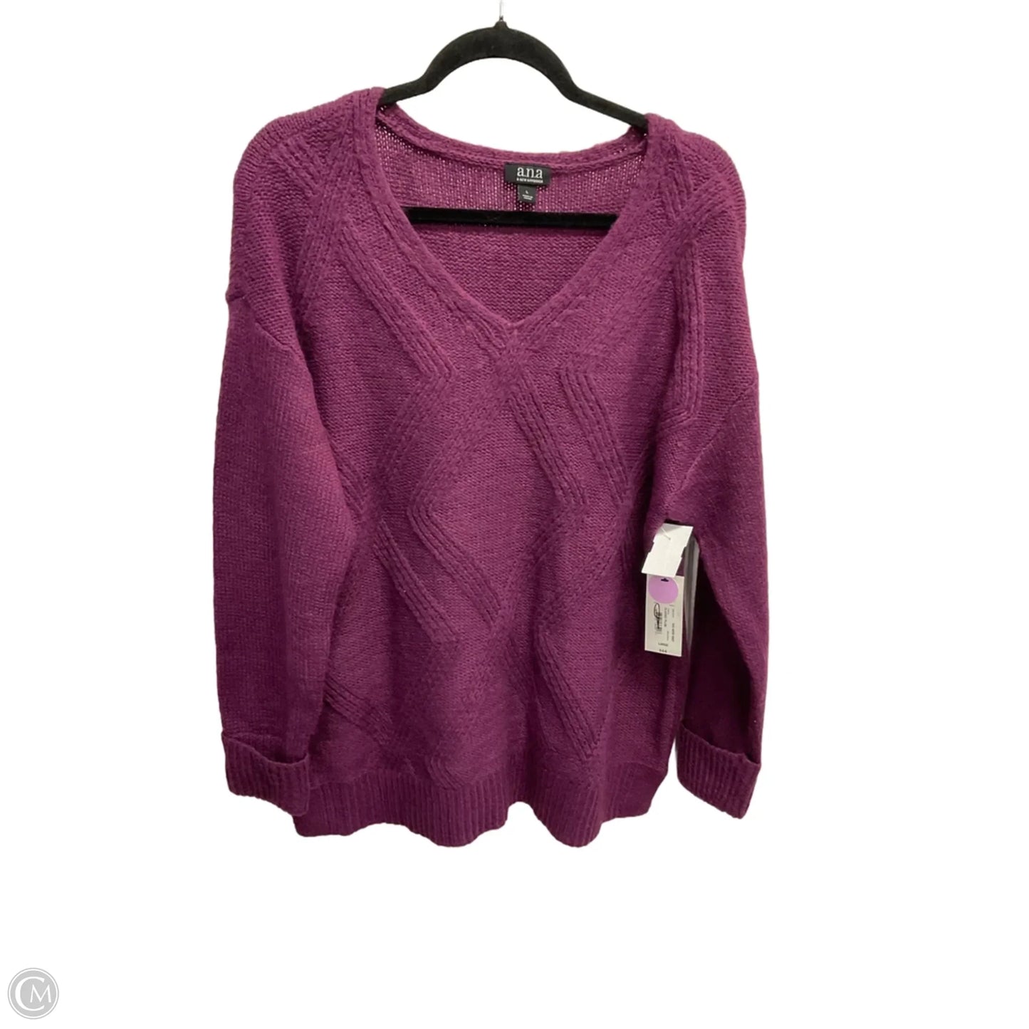 Sweater By Ana In Paisley Print, Size: L