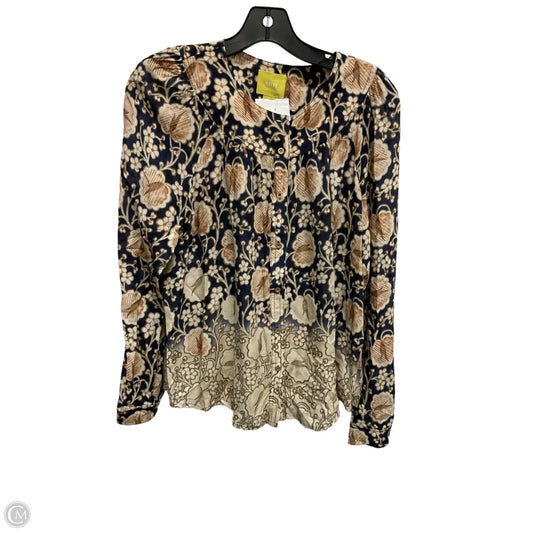 Top Long Sleeve By Maeve In Multi-colored, Size: S