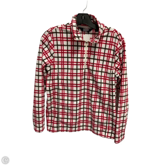 Athletic Fleece By Lands End In Plaid Pattern, Size: S