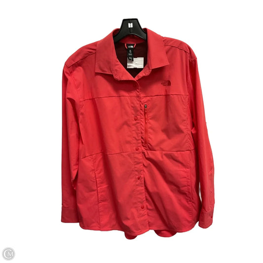 Top Long Sleeve By The North Face In Pink, Size: Xl