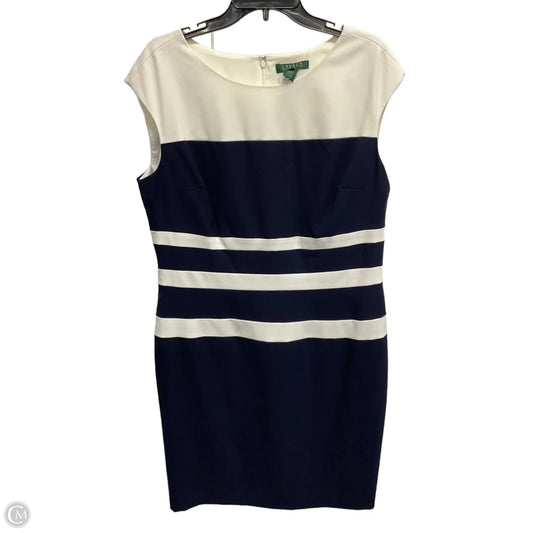 Dress Work By Ralph Lauren In Navy, Size: Xl
