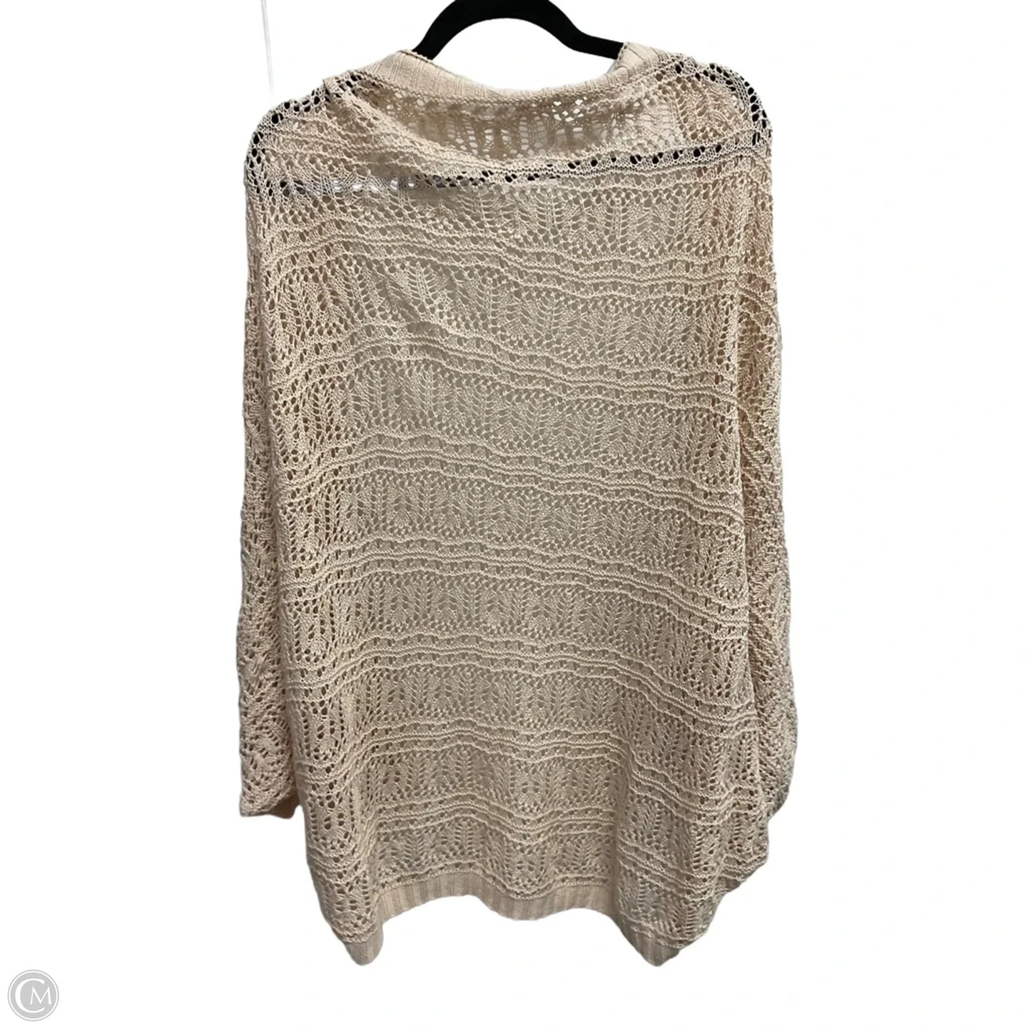Cardigan By Care Wear In Tan, Size: M