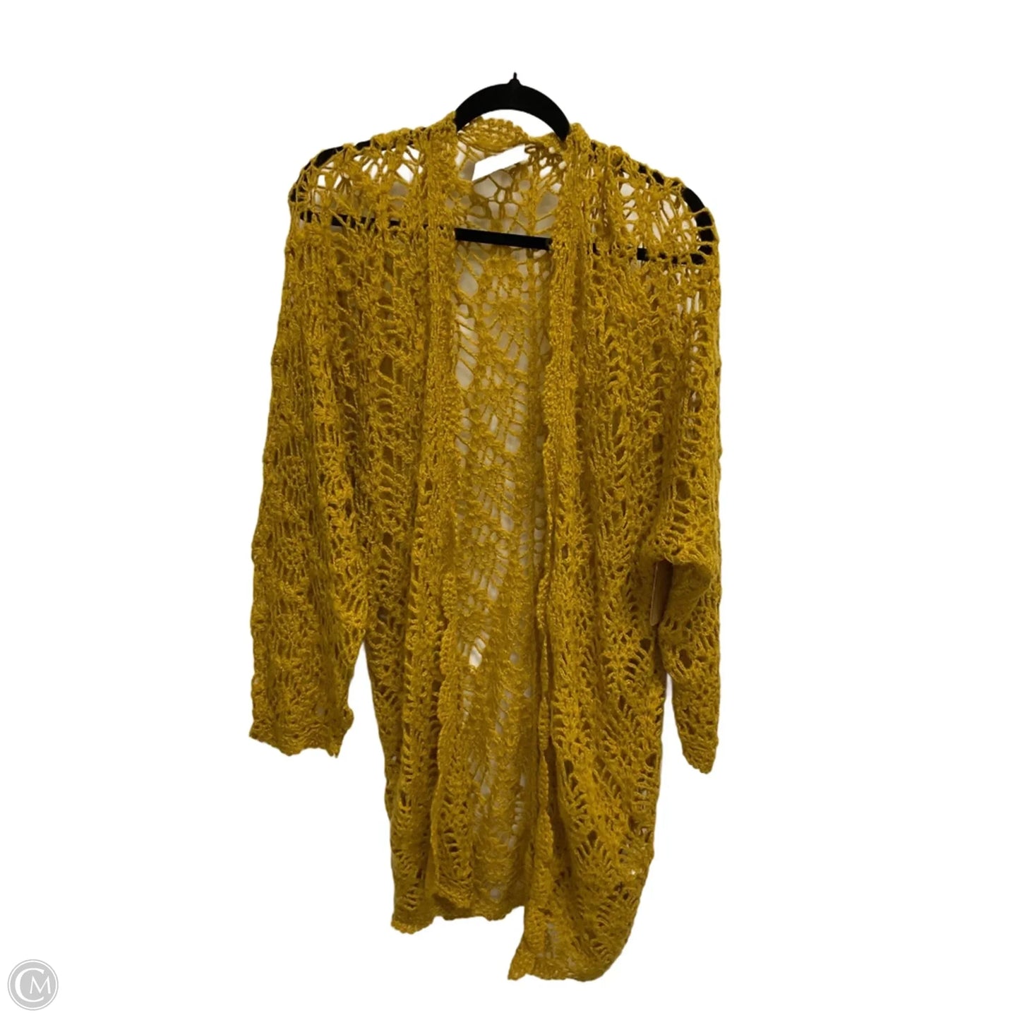 Shawl By Clothes Mentor In Gold, Size: Osfm