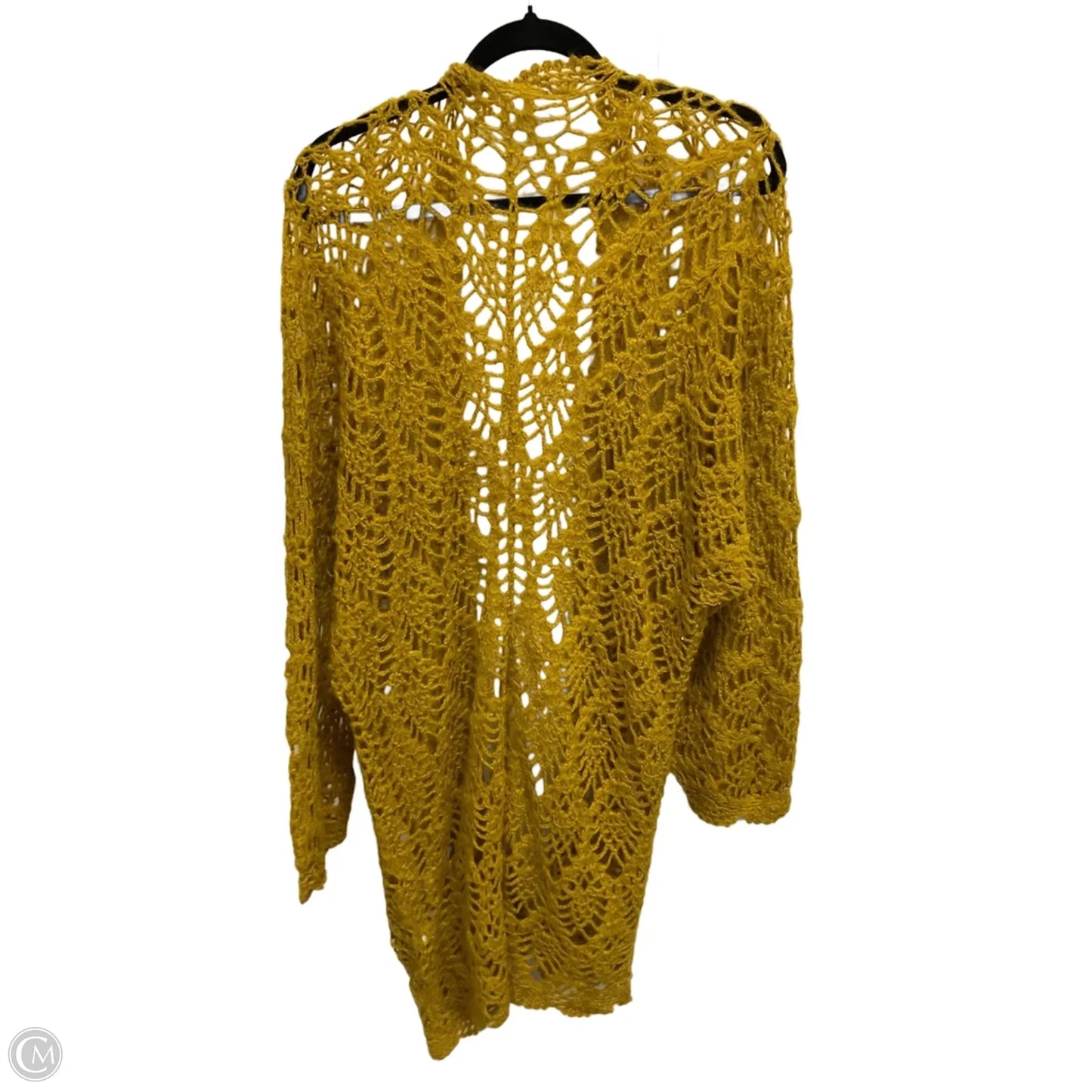 Shawl By Clothes Mentor In Gold, Size: Osfm