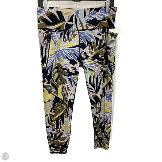Athletic Capris By Sweaty Betty In Tropical Print, Size: L