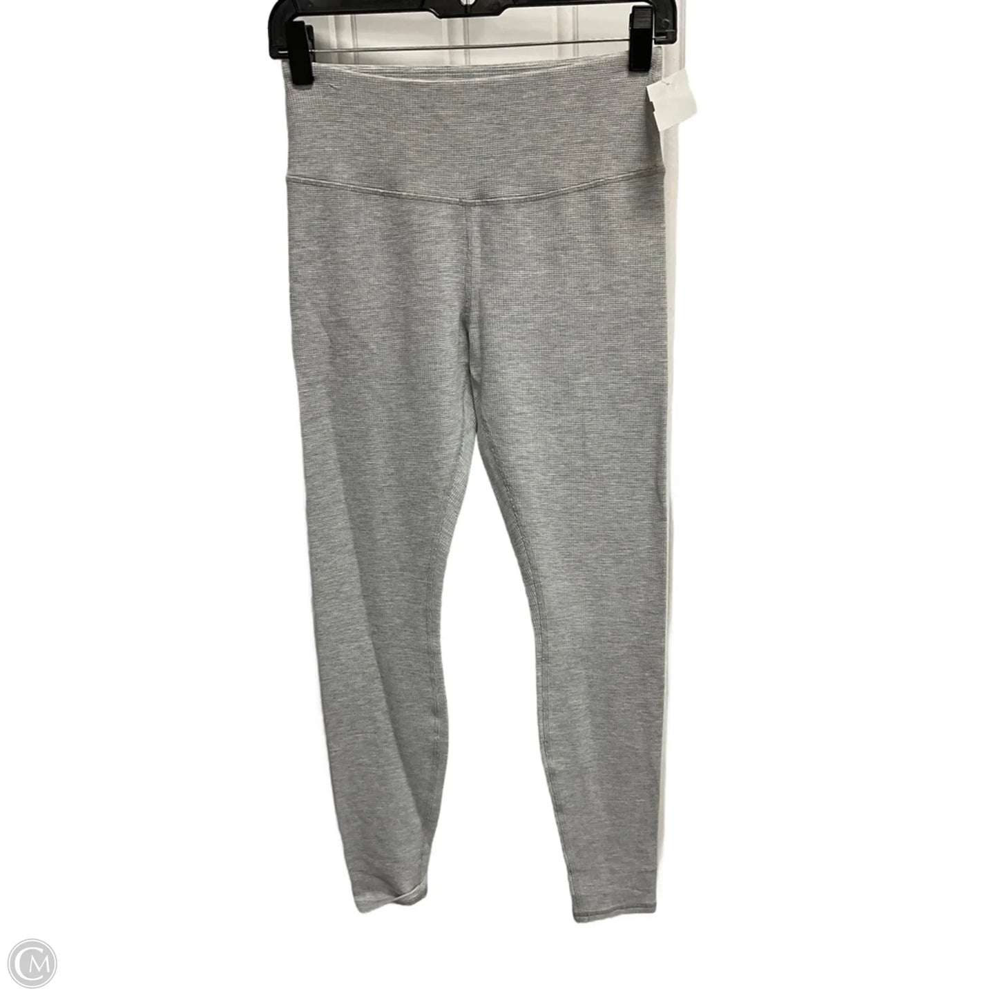 Athletic Leggings By Alo In Grey, Size: M