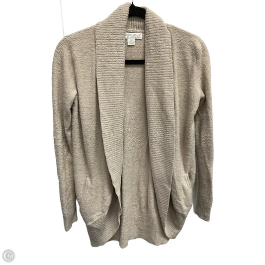 Sweater Cardigan By Barefoot Dreams In Tan, Size: S