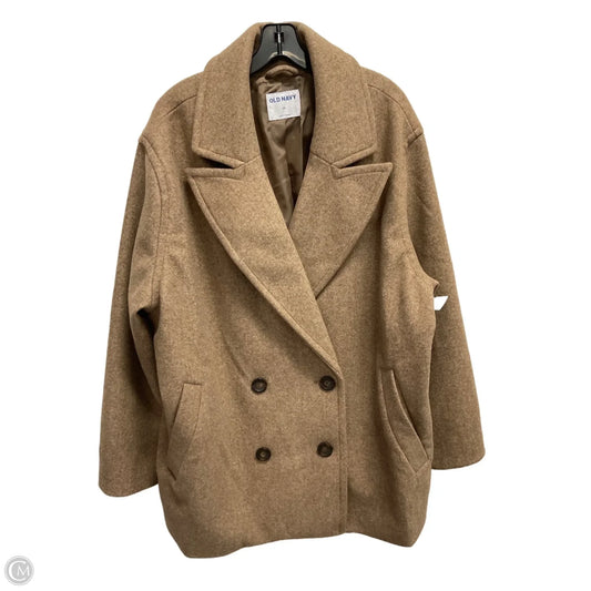 Jacket Shirt By Old Navy In Brown, Size: 2x