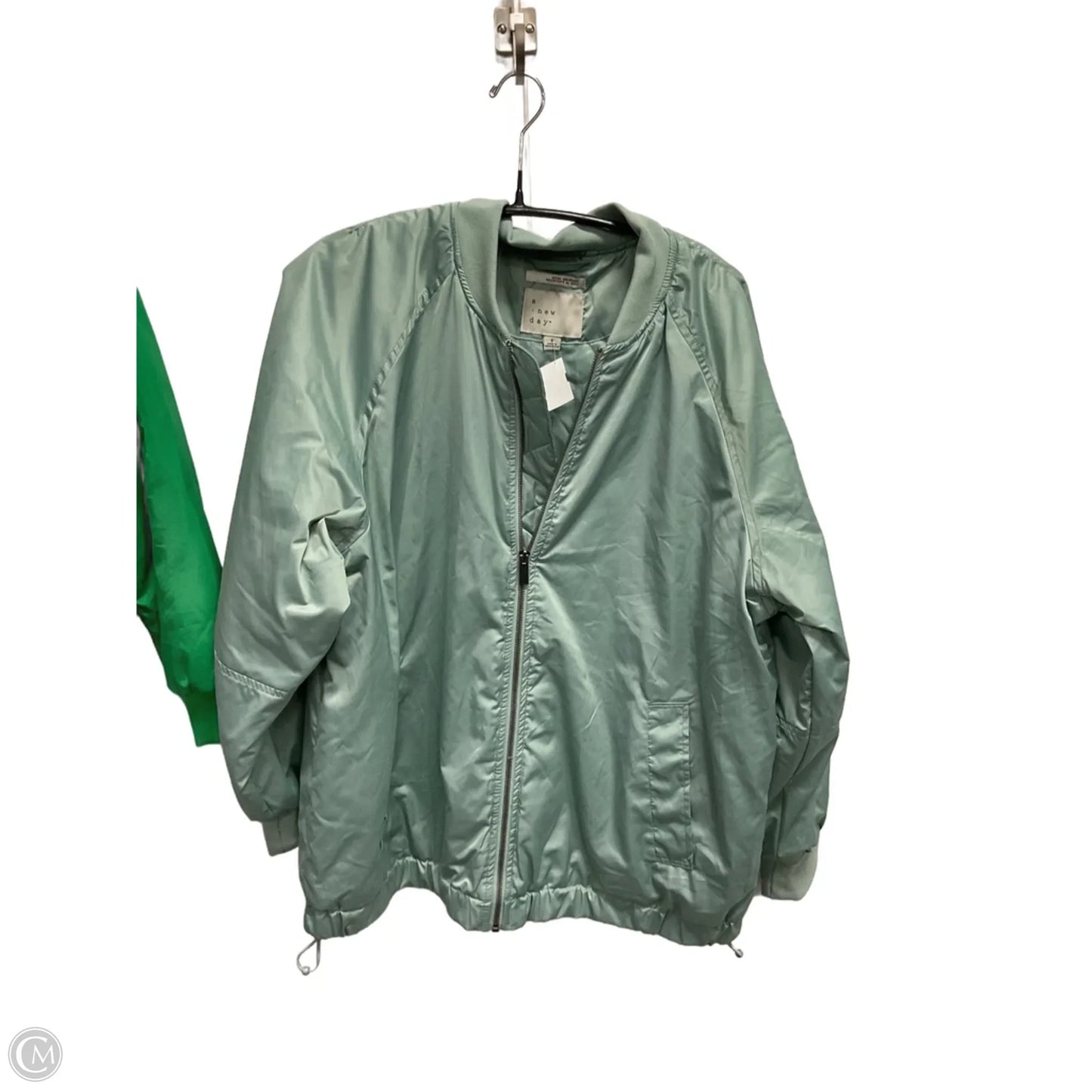 Jacket Puffer & Quilted By A New Day In Aqua, Size: L