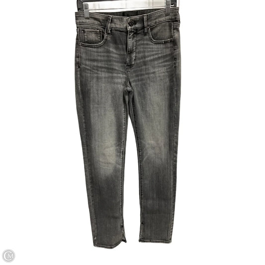 Jeans Straight By White House Black Market In Black Denim, Size: 6