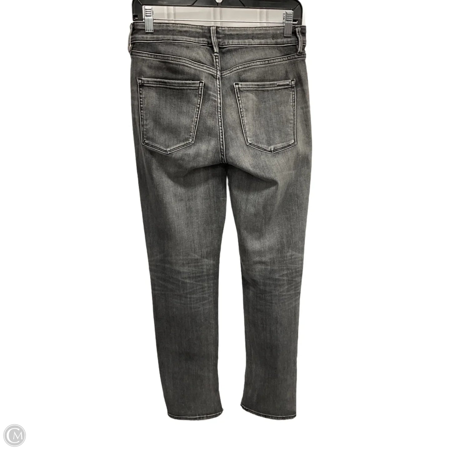 Jeans Straight By White House Black Market In Black Denim, Size: 6