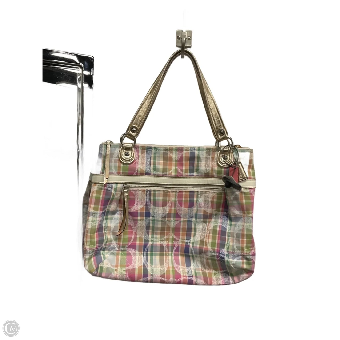 Tote Designer By Coach, Size: Medium