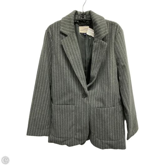 Blazer By Universal Thread In Striped Pattern, Size: S