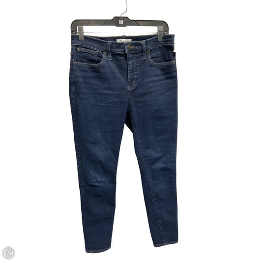 Jeans Skinny By Madewell In Blue Denim, Size: 8