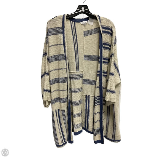 Shawl By Pure Jill In Blue & Cream, Size: M