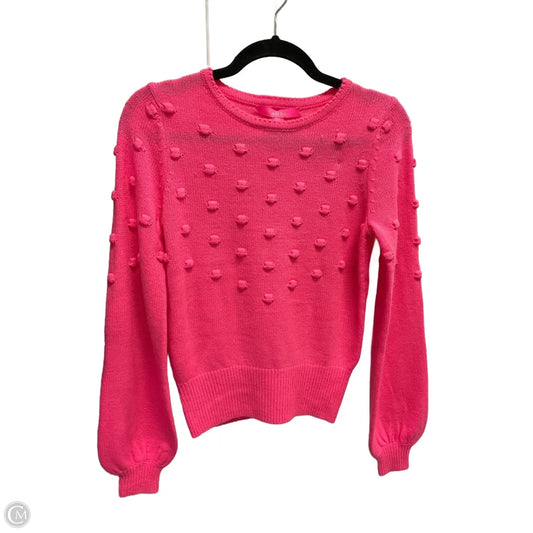 Sweater Cardigan Designer By Lilly Pulitzer In Pink, Size: Xxs