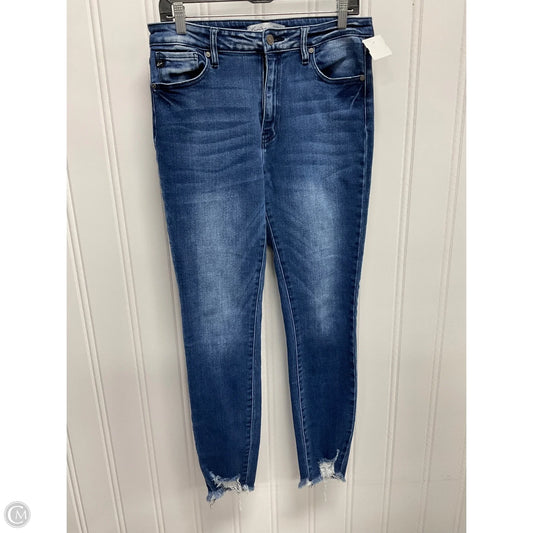 Jeans Skinny By Kancan In Blue Denim, Size: 10